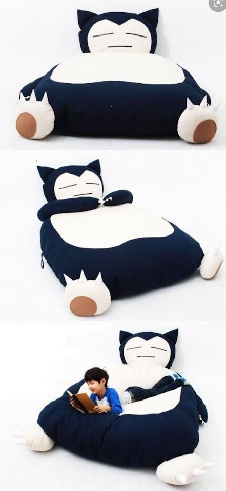 Puff de snorlax de 150cm, Sin relleno $65.000 envios a todo chile